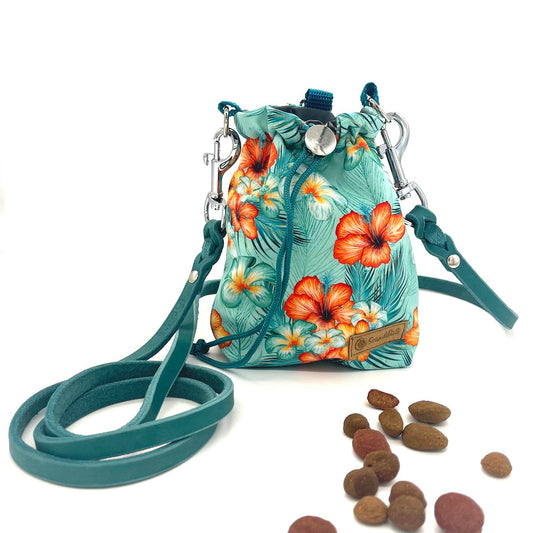 Leckerlibeutel Aloha Petrol Goodiebag mit Hundeleine von ScandiPaws