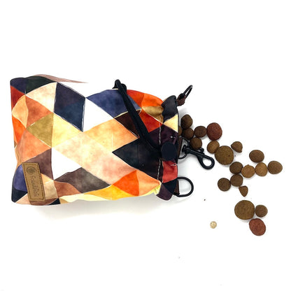 Leckerlibeutel Brown Geo Braun Goodiebag mit Hundeleine von ScandiPaws