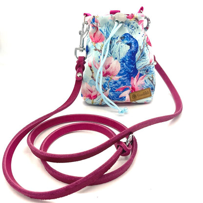 Leckerlibeutel Pink Peacock Goodiebag mit Hundeleine von ScandiPaws