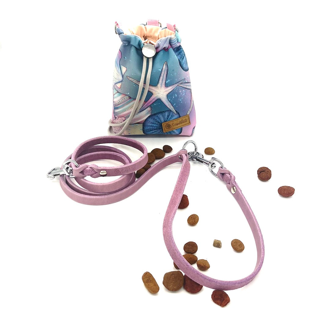 Leckerlibeutel Sea World Lila Goodiebag mit Hundeleine von ScandiPaws