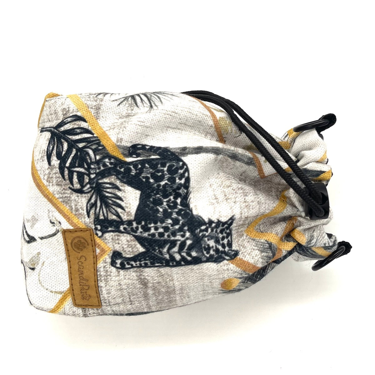 Leckerlibeutel Black Zebra Black Goodiebag mit Hundeleine von ScandiPaws