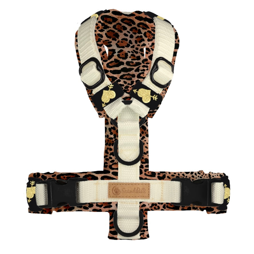 Hundegeschirr Leopard Heart von ScandiPaws