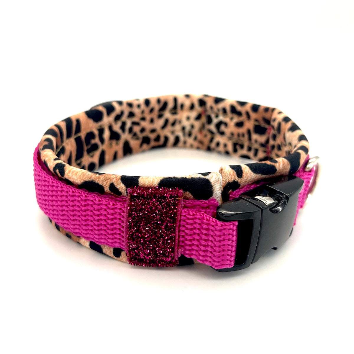 Hundehalsband Crazy Pink Leo von ScandiPaws