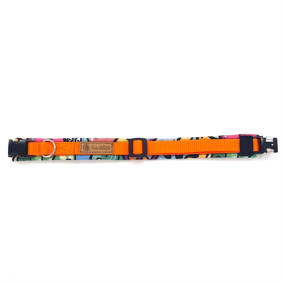 Hunde Halsband Happy Orange