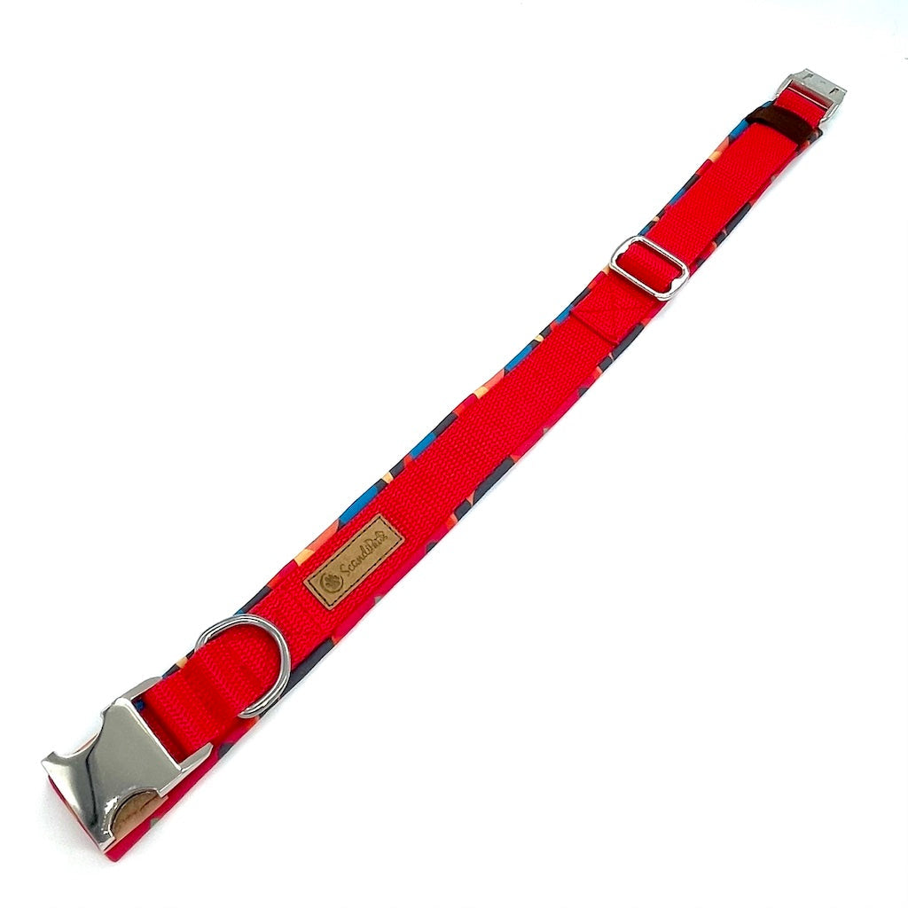 Hunde Halsband Red Camouflage