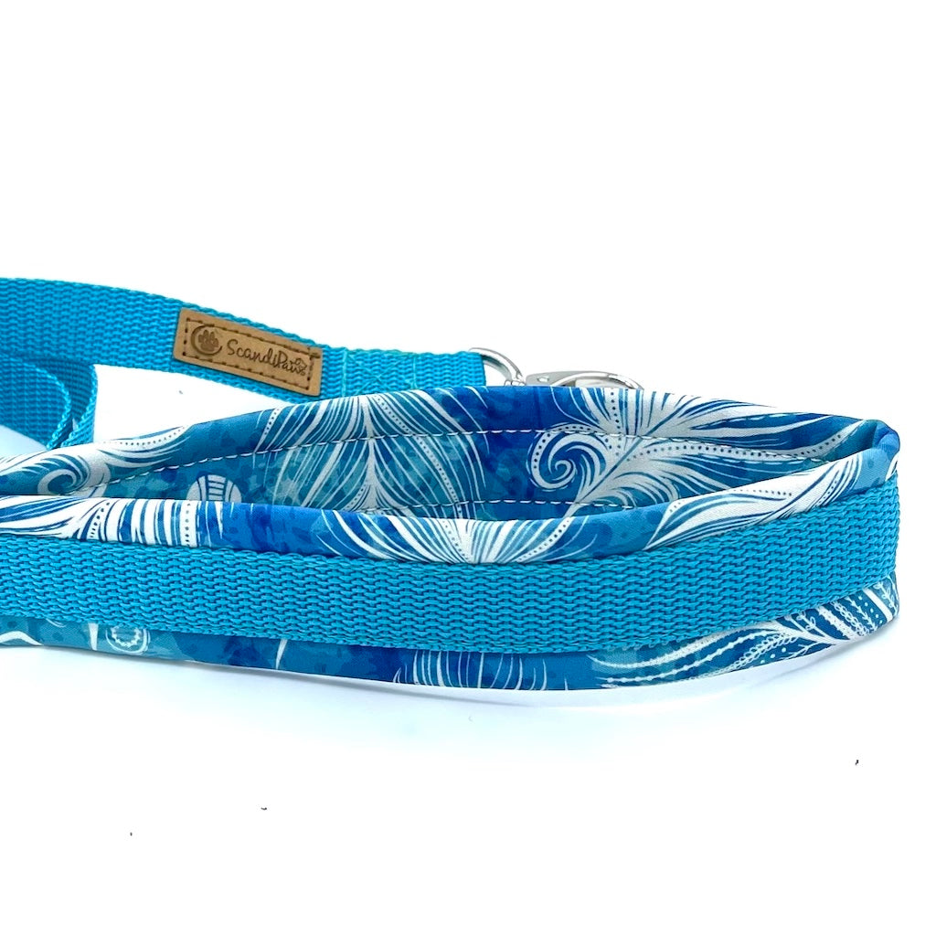 Sport Hundeleine Sporti Blue Feather von ScandiPaws