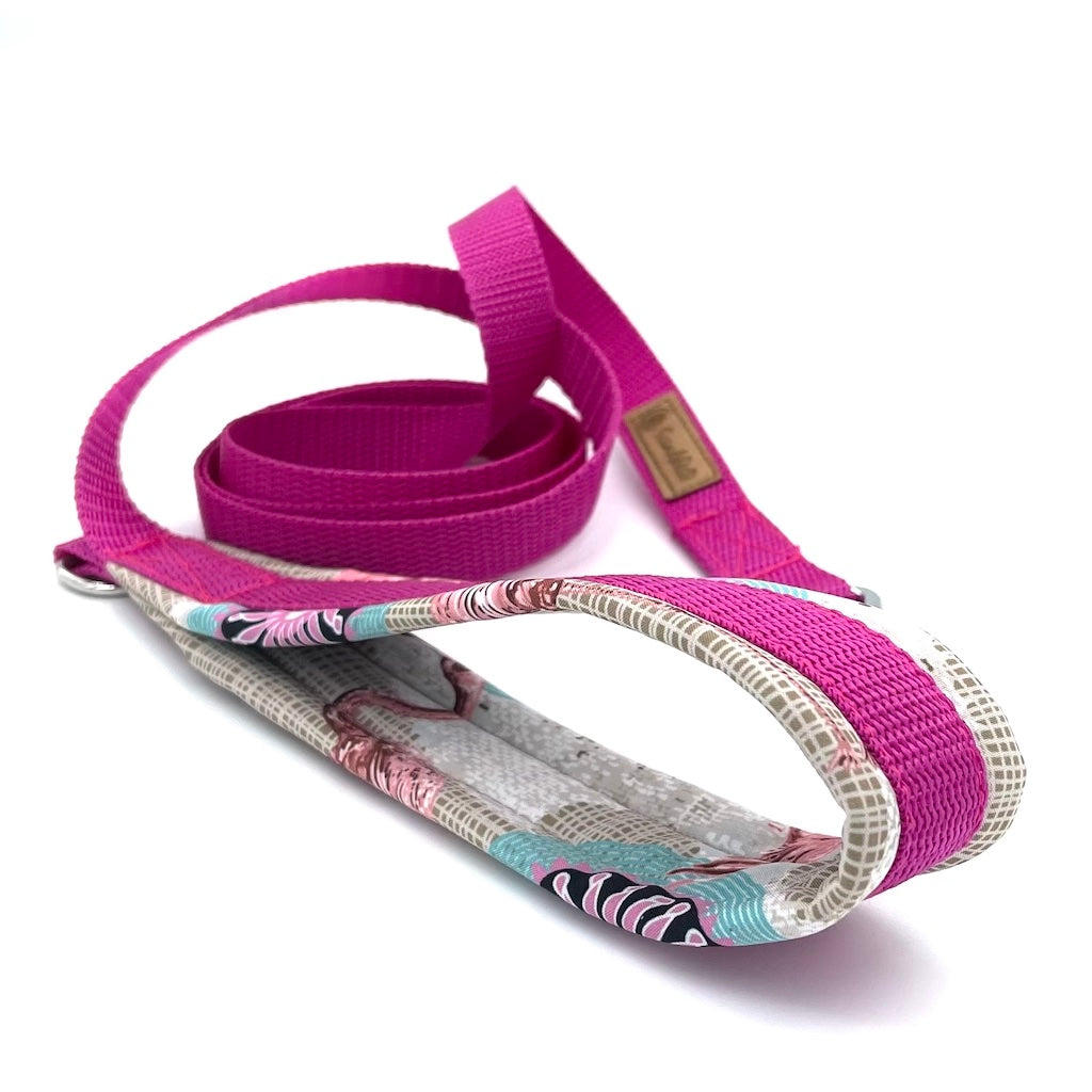 Sport Hundeleine Sporti Pink Flamingo von ScandiPaws